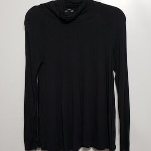 Lilla‎ P Classic Long Sleeve Swing Black Turtleneck